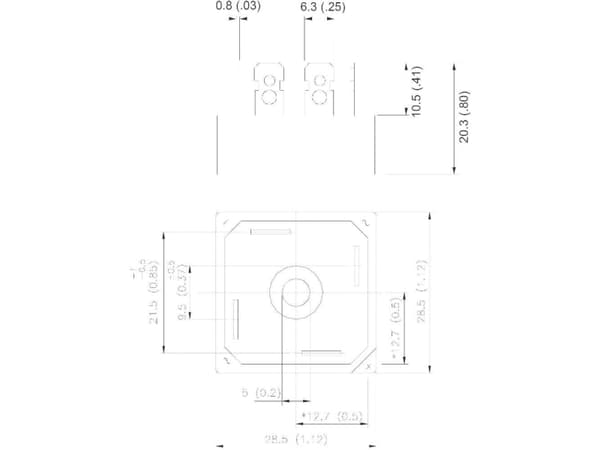 Vishay 36MB80A Brygglikriktare D-34 800 V 35 A Enfas