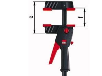 BESSEY DUO16-8, C-Tvinge, 1 stykker, 15,2 cm