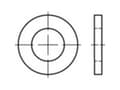 Pikkukuva 4 / 4: Aluslevy Sisähalkaisija: 51 mm DIN 1441 Teräs 50 kpl TOOLCRAFT 135843