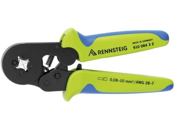 Rennsteig verktøy PEW8.84 610 084 3 2 Krympetang Kabelsko 0,08 til 10 mm²