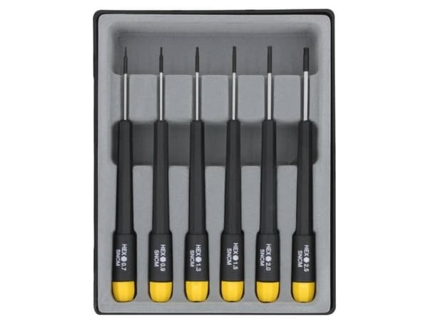 Donau Elektronik Elektronik och finmekanik Skruvmejslar 6 delar Unbrako