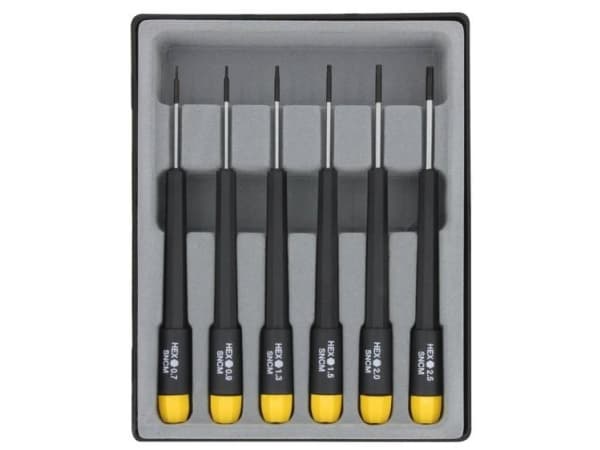 Donau Elektronik Elektronik och finmekanik Skruvmejslar 6 delar Unbrako