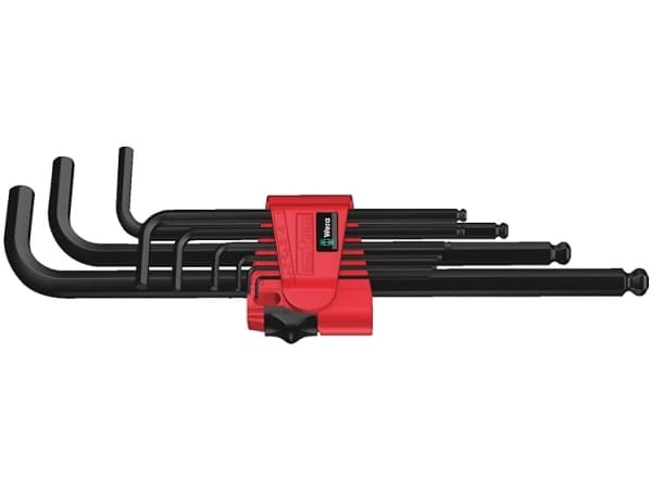 Wera 950/9 Hex-Plus - L-nøkkelsett - 9 deler - inn clip-holder