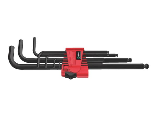Wera 950/9 Hex-Plus - L-nøkkelsett - 9 deler - inn clip-holder