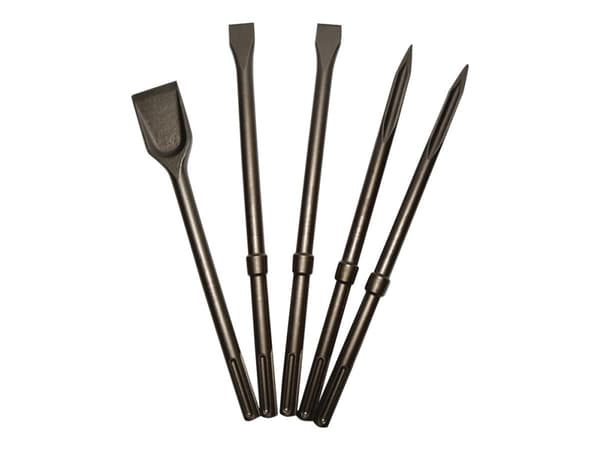 Makita - Taltasarja - litteä, kärki, lapio - 5 kpl - SDS-max - pituus: 400 mm, 300 mm