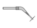 Miniatyrbilde 1 av 4: Weller WTA 1, Loddespiss, Alle merker, 1 stykker, 1 mm, 0,5 mm