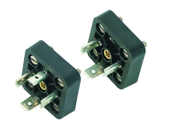 BINDER 43-1715-000-04, 10 A, 250 V, 3P+PE, Uros, Musta, Metallinen, IP65