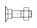 Miniatyrbild 4 av 4: TOOLCRAFT 111742 Sänkt skruv med fyrkant M8 35 mm Hexagonfäste DIN 605 Stål 200 st