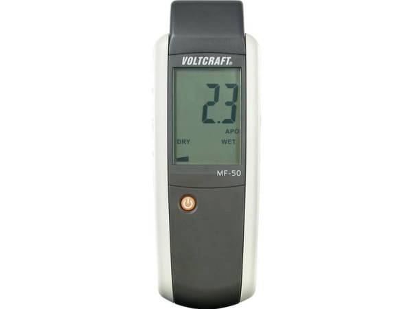 VOLTCRAFT MF-50 Materialfuktmätare; Mätområde byggnadsfukt (område) 0 till 100 % vol Mätområde träfukt (område) 0 till 100 % vol