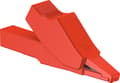 Miniatyrbild 2 av 5: Stäubli SKK-200 RT Säkerhetskrokodilklämma Anslutning 2 mm CAT III 600 V Röd