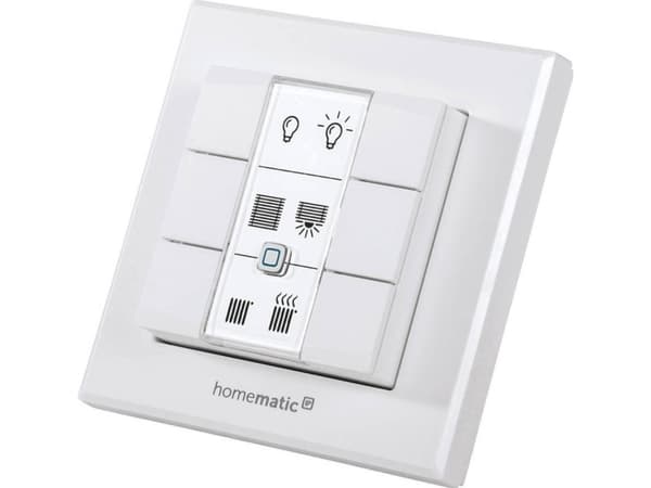 HomeMatic HMIP-WRC6, Valkoinen, 869.525 MHz, IP20, Akku, 50 mA, AAA