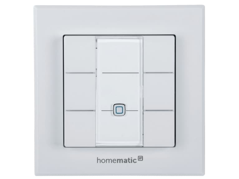 HomeMatic HMIP-WRC6, Vit, 869.525 MHz, IP20, Batteri, 50 mA, AAA