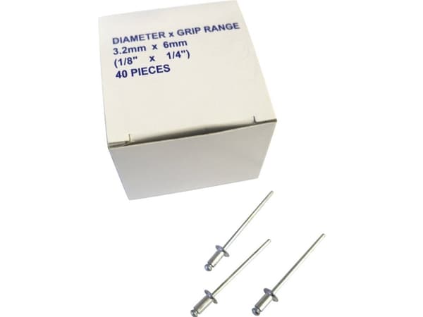Kunzer 800BN32 Blindnitter (Ø x L) 3,2 mm x 6,0 mm 40 stk