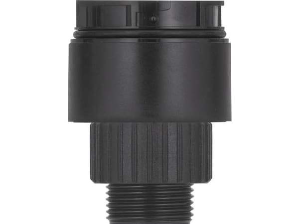 Werma 630.820.00, Monteringsbrakett, Alarmlysindikator, Sort, Polykarbonat (PC), IP66, IP69K, 54 mm