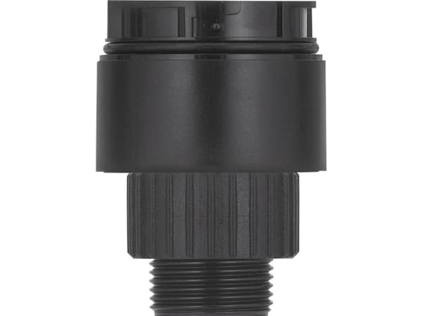 Werma 630.820.00, Monteringsbrakett, Alarmlysindikator, Sort, Polykarbonat (PC), IP66, IP69K, 54 mm