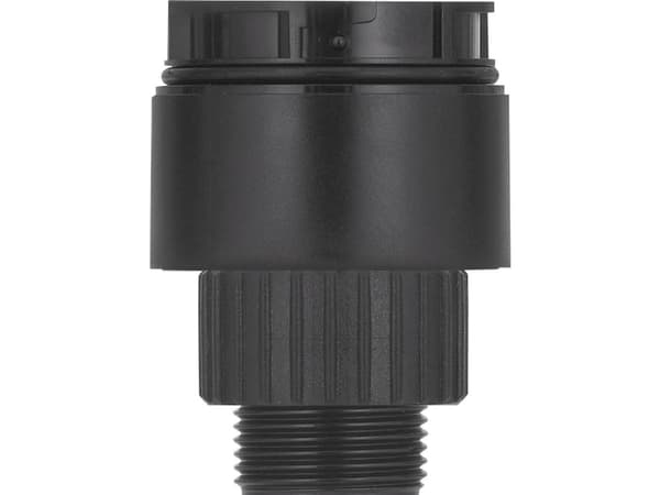Werma 630.820.00, Monteringsbrakett, Alarmlysindikator, Sort, Polykarbonat (PC), IP66, IP69K, 54 mm