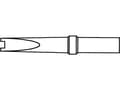 Miniatyrbilde 3 av 4: Weller ET SMD, Loddespiss, Weller, Metallisk, 1 stykker, 2,5 mm, 1,5 mm