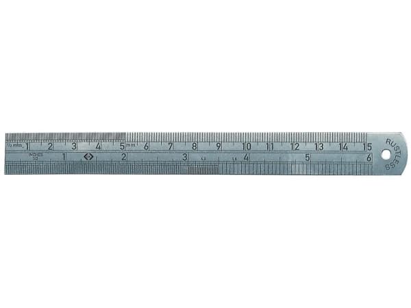 C.K. T3530 06 Målestok 0,15 m Rustfrit stål