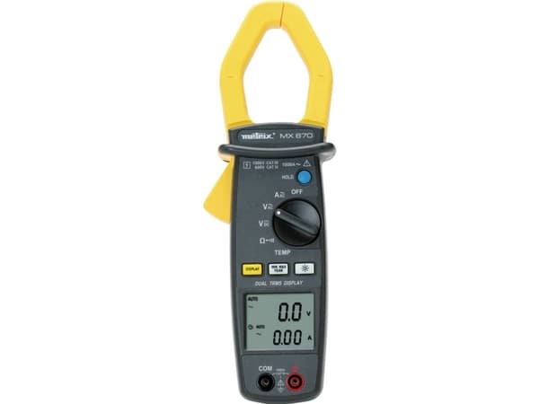 Metrix MX0670 Strømtang digital CAT III 1000 V, CAT IV 600 V Visning (counts): 10000