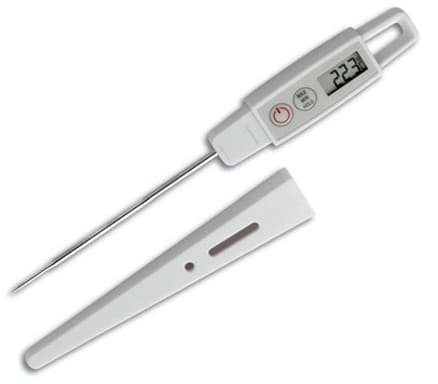 VOLTCRAFT DET3R Insättningstermometer (HACCP) Temperaturområde -40 till +250 °C Överensstämmer med HACCP (livsmedelssäkerhet)