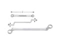 Pikkukuva 4 / 5: HAZET 630-21X23, Hopea, 21x23 mm, Hopea, 31,5 cm, 398 g, 1 kpl