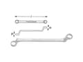 Pikkukuva 2 / 5: HAZET 630-21X23, Hopea, 21x23 mm, Hopea, 31,5 cm, 398 g, 1 kpl