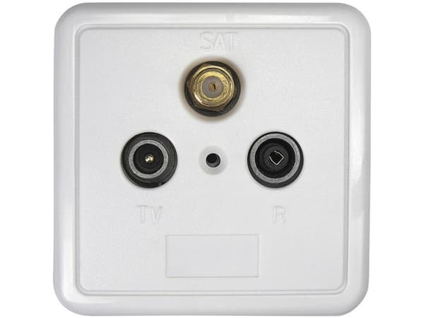 Axing SSD 2-10, SAT + TV + radio, Vit, 78 mm, 44 mm, 78 mm