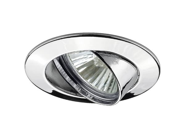 Paulmann 989.43, Innsunket spotlight, GU10, 1 ampuller, 230 V, Kromfarget
