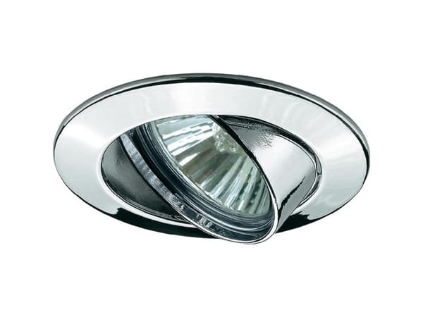 Paulmann 989.43, Innsunket spotlight, GU10, 1 ampuller, 230 V, Kromfarget