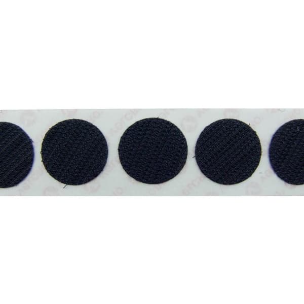 VELCRO® E28801933011425 Tejppunkter för limning Häftklammer (Ø) 19 mm Svart 1120 st