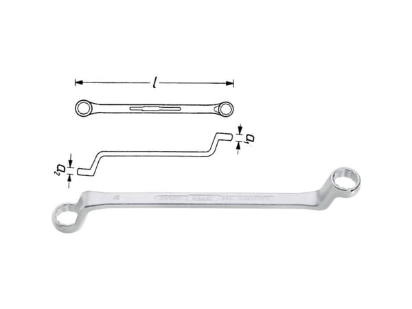 HAZET 630-20X22, Hopea, 20x22 mm, Hopea, 29,5 cm, 320 g, 1 kpl