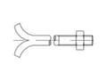 Miniatyrbilde 4 av 4: TOOLCRAFT 108108 Stenskruer M16 250 mm Udvendig sekskant DIN 529 Stål Galvaniseret 10 stk