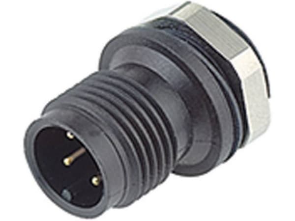 Binder 09-0431-81-04 Sensor- / manöverdonskontakt för infällt montage M12 Kontakt, rak Antal poler (RJ): 4 1 st