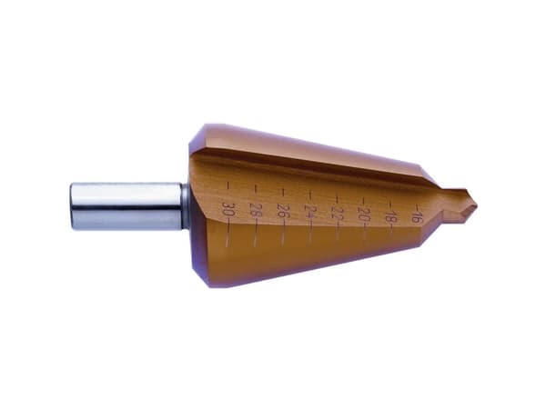 Exact 50102 Slagbor 4 - 20 mm HSS TiN 3-fladeskaft 1 stk