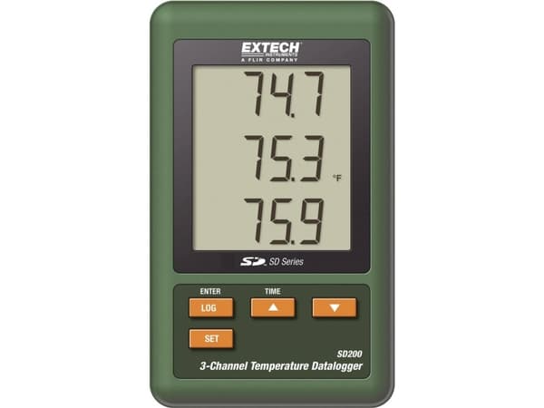 EXTECH SD200 Lämpötilatietojen kirjaaja, mittaustallennin -100 - +1300 °C (SD200)