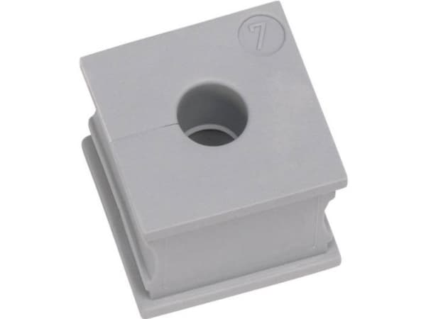 Icotek KT 4 Kabelgennemføring slidset Klemme-diameter (max.) 5 mm Elastomer Grå 1 stk