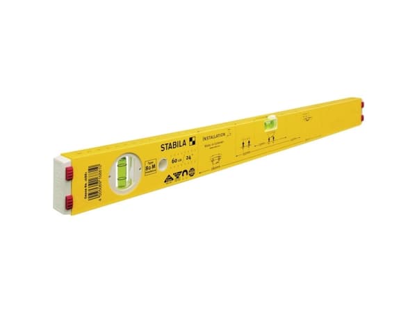 Stabila Tyyppi 80 M Asennus 16882 Magneettinen vesivaaka 100 cm 0,5 mm/m