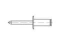 Miniatyrbilde 4 av 4: TOOLCRAFT 159896 Åben blindnitte (Ø x L) 5 mm x 20 mm Stål Stål 250 stk
