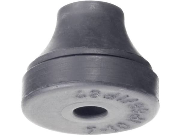 PB Fastener 1101-CR-SW Kabelgennemføring Klemme-diameter (max.) 7 mm Pladetykkelse (maks.) 4 mm Kloropen-kautsjuk Sort 1 stk