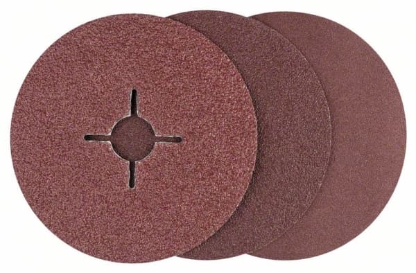 Bosch FIBER DISC SET 125MM WITH U/HOLE 12Pcs