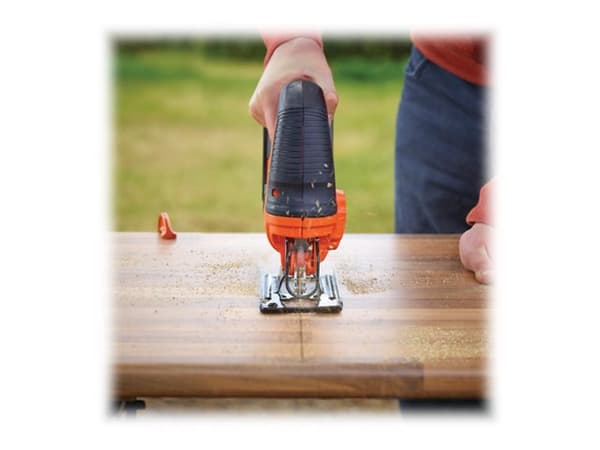 Black & Decker BDCJS18N, Musta, Oranssi, 45°, 5,5 cm, 1,9 cm, 8 mm, 2 cm
