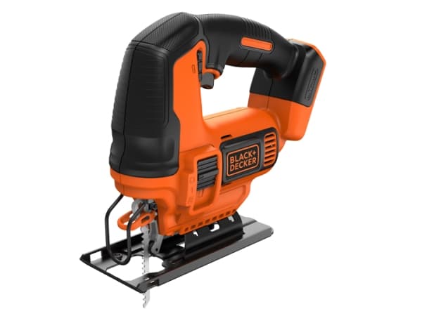 Black & Decker BDCJS18N, Musta, Oranssi, 45°, 5,5 cm, 1,9 cm, 8 mm, 2 cm