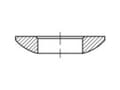 Miniatyrbilde 3 av 4: Kugleskriver 21 mm 36 mm Stål Galvaniseret 10 stk TOOLCRAFT 137921