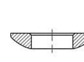 Kugleskriver 21 mm 36 mm Stål Galvaniseret 10 stk TOOLCRAFT 137921
