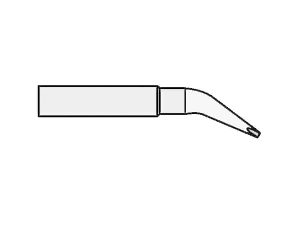 Weller XNT HX Loddespids Mejselform, bøjet Spidsstørrelse 0.8 mm Indhold 1 stk