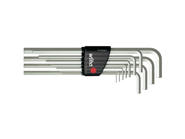 Wiha 352H11 11tlg Unbrako Vinkelskruetrækker-sæt 1.5 mm, 2 mm, 2.5 mm, 3 mm, 4 mm, 5 mm, 6 mm, 7 mm, 8 mm, 9 mm, 10 mm 11 dele