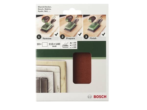 Bosch SLIBEARK 115X140MM K60-150 U/HUL 10ST GL