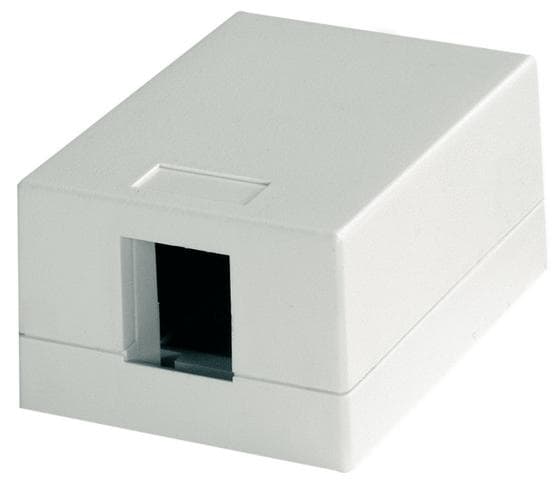 Telegärtner H02000A0064, Vit, Skruvlös, RJ-45, 45,7 mm, 30,5 mm, 6,41 cm