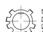 TOOLCRAFT 147185 Sikringsplade Indvendig diameter: 38.6 mm DIN 70952 Stål 25 stk