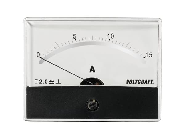 VOLTCRAFT AM-86X65/15A/DC AM-86X65/15A/DC AM-86X65/15A/DC Måleapparat til indbygning AM-86X65/15A/DC Drejespole